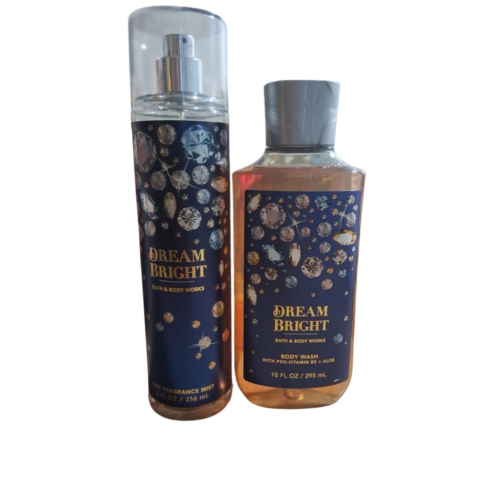 Bath & Body Works  Womens Dream Bright Discontinued Retired Set of 2 Fresh Clean